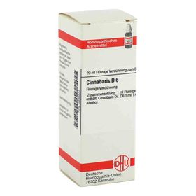 Cinnabaris D 6 Dilution (20 ml) – PZN 2896822 из Германии