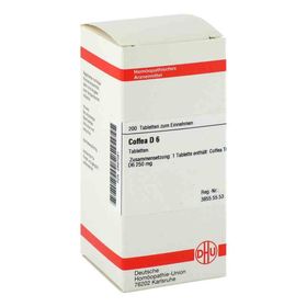 Coffea D 6 Tabletten (200 stk) – PZN 2897081 из Германии