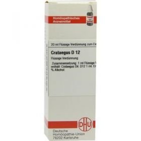 Crataegus D 12 Dilution (20 ml) – PZN 2897336 из Германии
