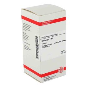 Crataegus D 1 Tabletten (200 stk) – PZN 2897342 из Германии