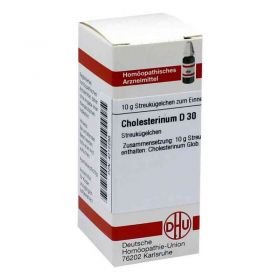Cholesterinum D 30 Globuli (10 g) – PZN 4212288 из Германии
