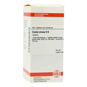 Cicuta Virosa D 6 Tabletten (200 stk) – PZN 4212578 из Германии
