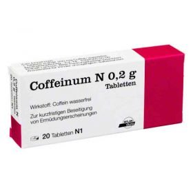 Coffeinum N 0,2g (20 stk) – PZN 4584653 из Германии