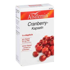 Cranberry 36 mg Pac Alsifemin Kapseln (30 stk) – PZN 5350199 из Германии