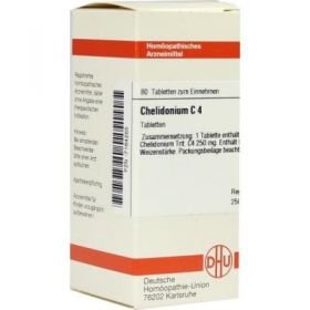 Chelidonium C 4 Tabletten (80 stk) – PZN 7164265 из Германии