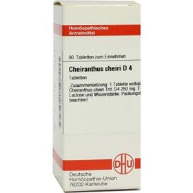 Cheiranthus Cheiri D 4 Tabletten (80 stk) – PZN 7164302 из Германии