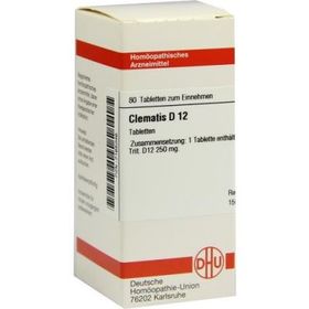 Clematis D 12 Tabletten (80 stk) – PZN 7165046 из Германии