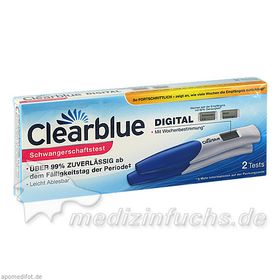 Clearblue Digital mit Wochenbestimmung, 2 ST – PZN 1107881 из Германии