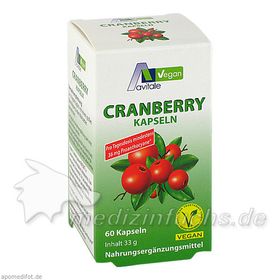 Cranberry Vegan Kapseln 400mg, 60 ST – PZN 11362829 из Германии