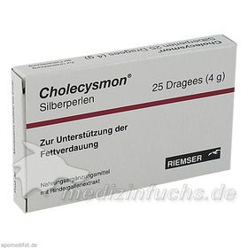 Cholecysmon Silberperlen, 25 ST – PZN 1217919 из Германии