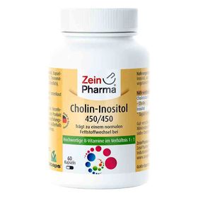 Cholin-inositol 450/450 mg pro veg.Kapseln (60 stk) – PZN 13475880 из Германии