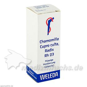 CHAMOMILLA CU CUL RA RH D3, 20 ML – PZN 1630097 из Германии