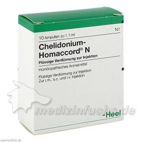 Chelidonium-Homaccord N, 10 ST – PZN 1674947 из Германии