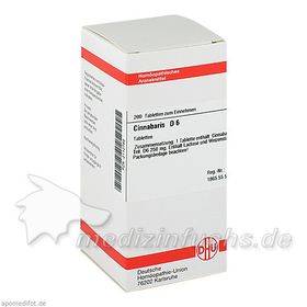 CINNABARIS D 6, 200 ST – PZN 2112789 из Германии