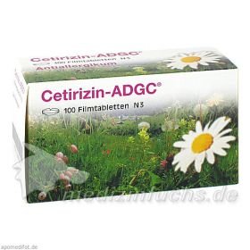 Cetirizin-ADGC, 100 ST – PZN 2663704 из Германии