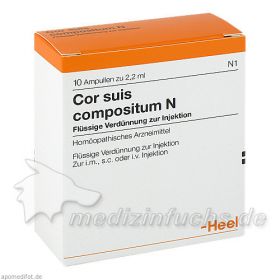 Cor suis compositum N, 10 ST – PZN 2814037 из Германии