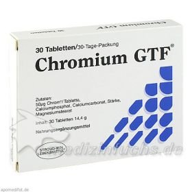 CHROMIUM GTF, 30 ST – PZN 3346526 из Германии