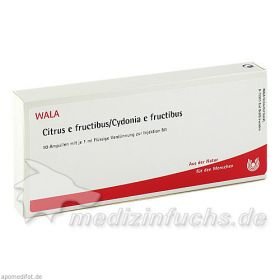 CITRUS E Fructibus/Cydonia E Fructibus, 10X1 ML – PZN 426986 из Германии
