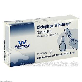 Ciclopirox Winthrop Nagellack, 1.5 G – PZN 4464334 из Германии