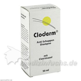 Cloderm Anti-Schuppen Shampoo, 50 ML – PZN 5917772 из Германии