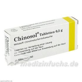CHINOSOL 0.5g, 20 ST – PZN 6317666 из Германии