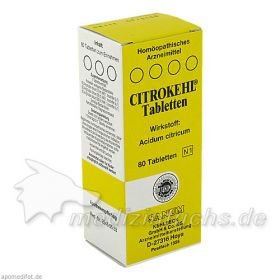 CITROKEHL TABLETTEN, 80 ST – PZN 733116 из Германии