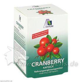 Cranberry Kapseln hochdosiert 400mg, 100 ST – PZN 751798 из Германии
