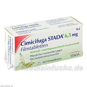 Cimicifuga STADA 6.5mg Filmtabletten, 60 ST – PZN 8865395 из Германии