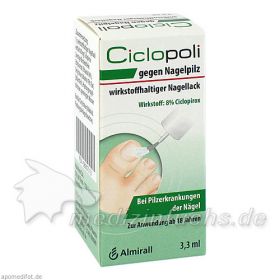 Ciclopoli gegen Nagelpilz, 3.3 ML – PZN 8907113 из Германии