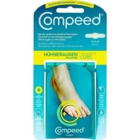Compeed feuchtigkeitsspendende Hühneraugenpflaster, 6 ST – PZN 9289700 из Германии