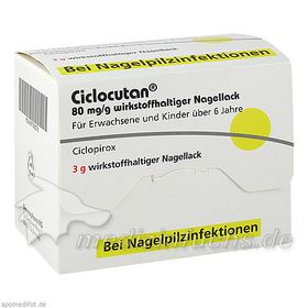 Ciclocutan 80mg/g wirkstoffhaltiger Nagellack, 3 G – PZN 9758276 из Германии