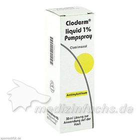 Cloderm Liquid 1% Pumpspray, 30 ML – PZN 976617 из Германии