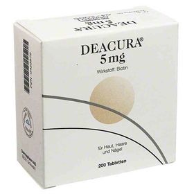 Deacura 5 mg Tabletten (200 stk) – PZN 423976 из Германии