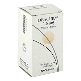 Deacura 2,5 mg Tabletten (200 stk) – PZN 451518 из Германии