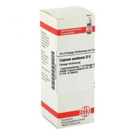 Cuprum Aceticum D 6 Dilution (20 ml) – PZN 2128158 из Германии