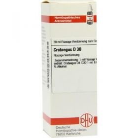 Crataegus D 30 Dilution (20 ml) – PZN 2612227 из Германии