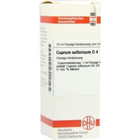 Cuprum Sulfuricum D 4 Dilution (20 ml) – PZN 2612517 из Германии