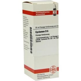 Cyclamen D 6 Dilution (20 ml) – PZN 2612612 из Германии
