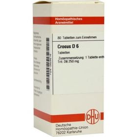 Crocus D 6 Tabletten (80 stk) – PZN 2629216 из Германии