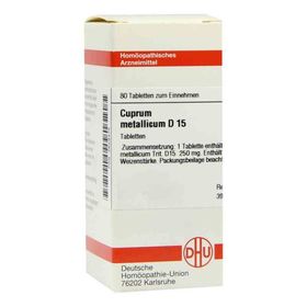 Cuprum Metallicum D 15 Tabletten (80 stk) – PZN 2629475 из Германии