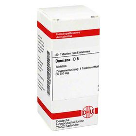 Damiana D 6 Tabletten (80 stk) – PZN 2629593 из Германии