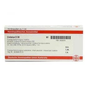 Crotalus D 30 Ampullen (10X1 ml) – PZN 2826879 из Германии