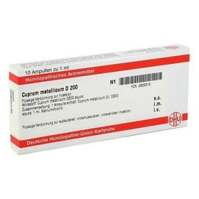 Cuprum Metallicum D 200 Ampullen (10X1 ml) – PZN 2826916 из Германии