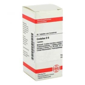 Crotalus D 6 Tabletten (80 stk) – PZN 2897508 из Германии