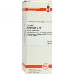 Cuprum Metallicum D 12 Dilution (50 ml) – PZN 2897678 из Германии