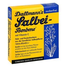 Dallmann's Salbeibonbons zuckerfrei (20 stk) – PZN 3531896 из Германии
