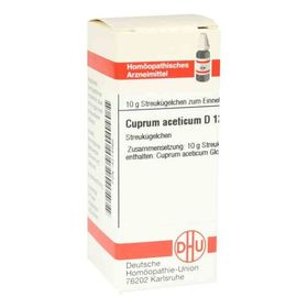 Cuprum Aceticum D 12 Globuli (10 g) – PZN 4214465 из Германии