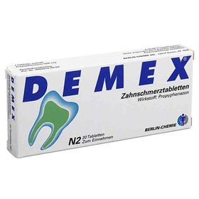 DEMEX Zahnschmerztabletten (20 stk) – PZN 4346304 из Германии