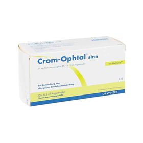 Crom-Ophtal sine Augentropfen (50X0.5 ml) – PZN 4930279 из Германии
