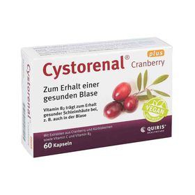 Cystorenal Cranberry plus Kapseln (60 stk) – PZN 5022549 из Германии